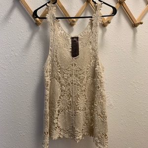 Crocheted tank